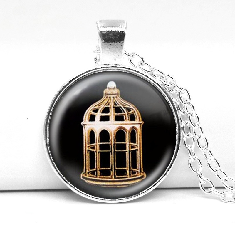 Bioshock Infinite Bird Cage Pendant Choker Necklaces Jewelry