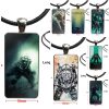 Bioshock 3 Infinite Cell Glass Cabochon Jewelry Steel Color With Long Pendant Choker Rectangle Necklace For - Bioshock Merch
