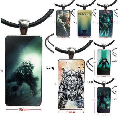 Bioshock 3 Infinite Cell Glass Cabochon Necklace Jewelry
