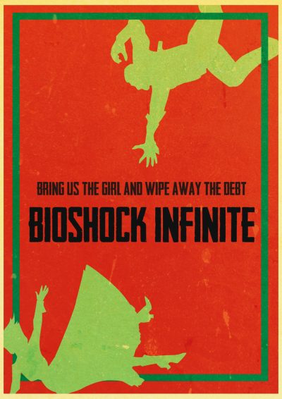Shooting Game Bioshock Infinite Painting Auburn Poster