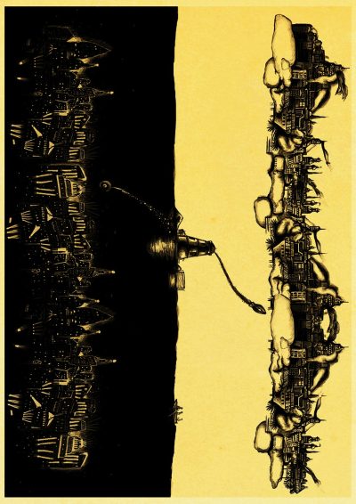 Bioshock Infinite Kraft  Sky Blue Poster