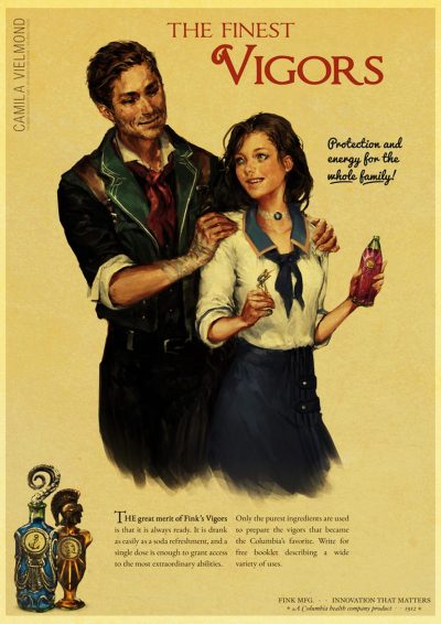 New Game  Bioshock  Retro Kraft Poster