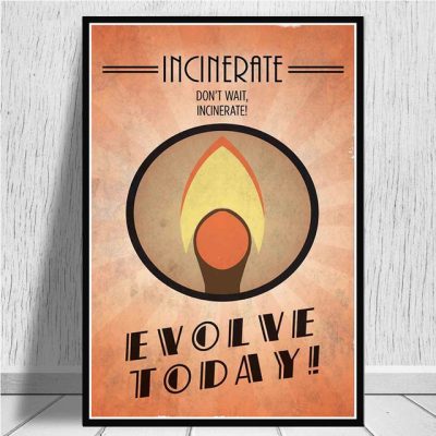 Game Bioshock Rapture Fire Wall Art