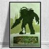 Video Game Bioshock Rapture Posters and Prints Canvas Painting Wall Pictures for Living Room Boy Room 2 - Bioshock Merch