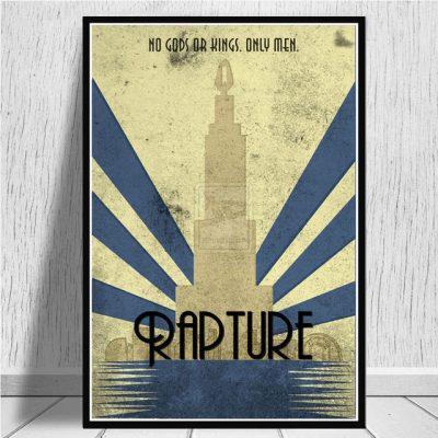 Game Bioshock Line Rapture Wall Art