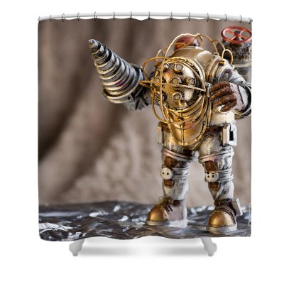 Big Daddy Bioshock monster Shower Curtain