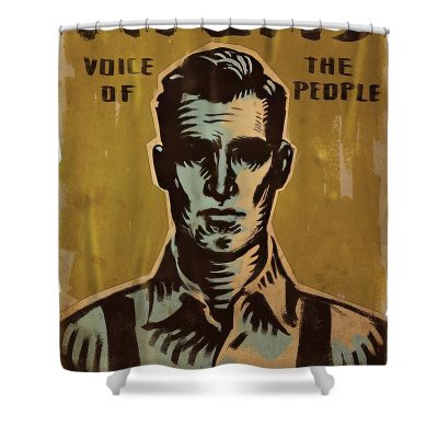 BioShock Atlas Voice of the People Shower Curtain