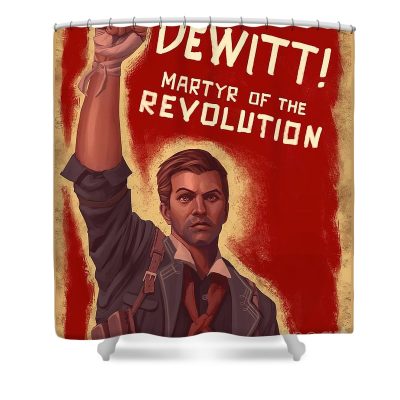 Bioshock DeWitt Shower Curtain