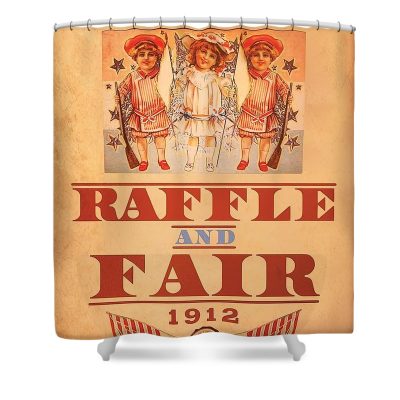 BioShock Infinite Columbia Raffle and Fair Shower Curtain