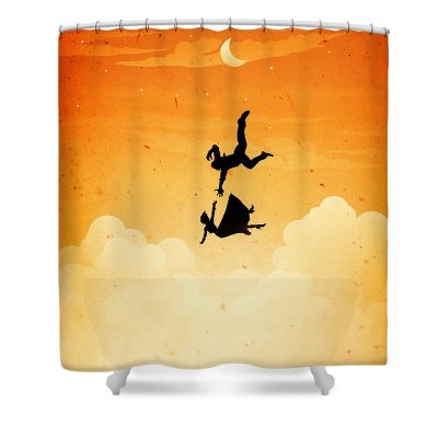 Bioshock infinite game  80s aesthetic Shower Curtain