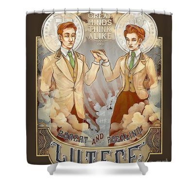 Bioshock Infinite Lutece Shower Curtain