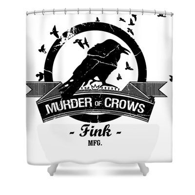 Bioshock Infinite  Murder of Crows Vigor Shower Curtain
