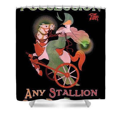 BioShock Infinite Possession Stallion Shower Curtain