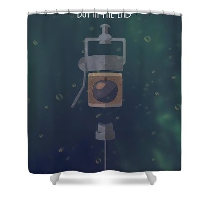 Bioshock Minimalism EVE Shower Curtain