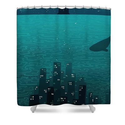 Bioshock Rapture Shower Curtain
