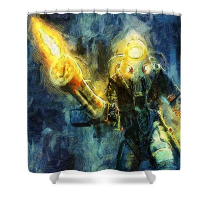 Subject Delta  Shower Curtain